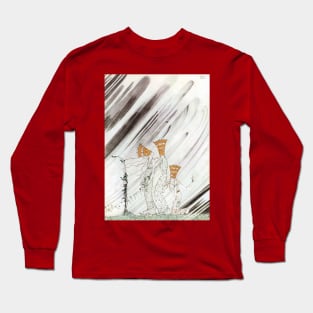 Three Princesses in the Blue Mountain by Kay Nielsen Long Sleeve T-Shirt